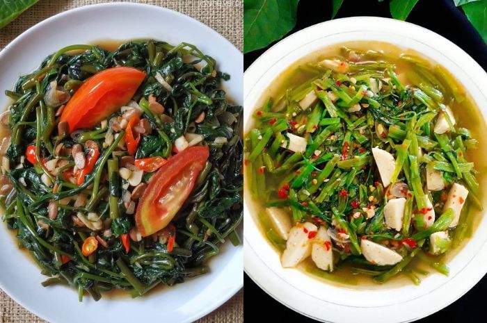 6 Resep Tumis Kangkung Enak ala Restoran, Praktis Banget!