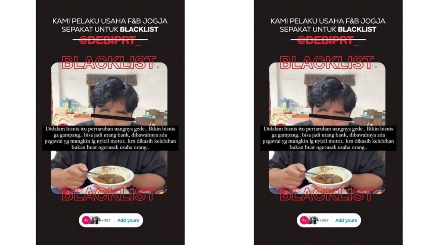 Viral, Food Vlogger Kena Blacklist Pengusaha Kuliner Jogja Setelah Review Makanan Sembarangan