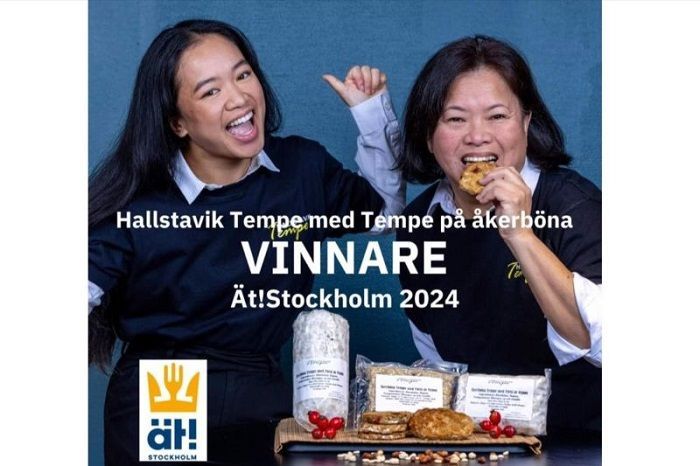 Tempe Indonesia Raih Juara Lomba Makanan di Swedia!