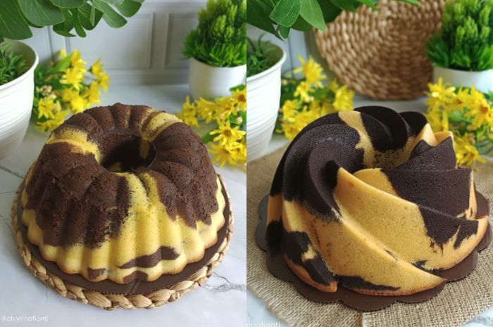 6 Resep Bolu Marmer Lembut dan Moist, Bisa Kukus atau Panggang!