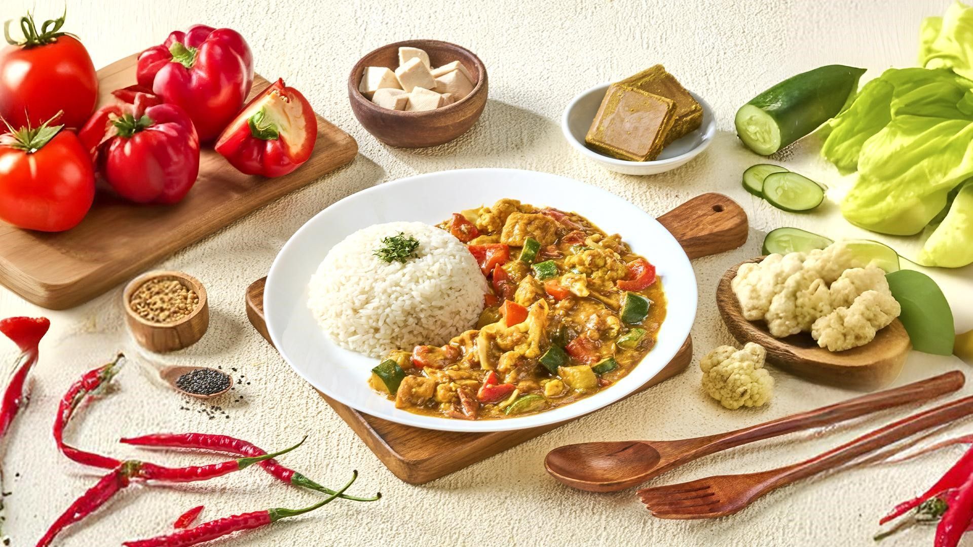 Dear Vegan and Vegetarian, Ini Dia Solusi Makan Kari ala Jepang Berbahan Rempah Alami Tanpa Daging   