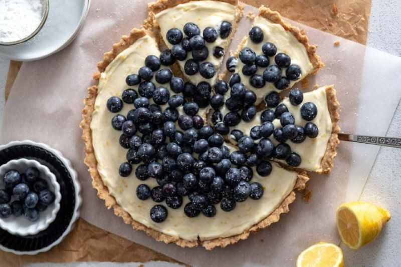 Resep Yogurt Blueberry Tanpa Cheesecake yang Lembut dan Manis Asam