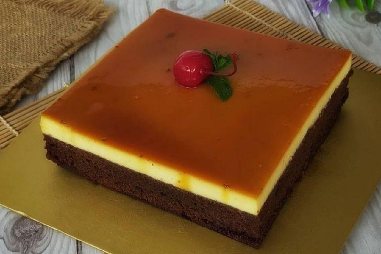 Resep Brownies Cheese Caramel Tanpa Oven dan Mixer, Dijamin Enak!