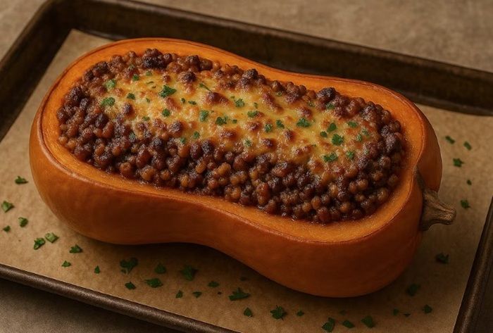 Lezat dan Praktis: Resep Labu Butternut Isi Panggang untuk Makan Malam Sehat