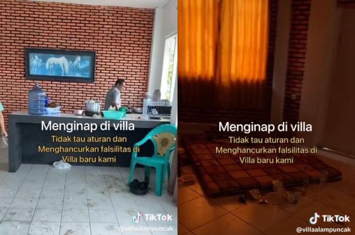Viral Kondisi Villa Hancur Berantakan Akibat Ulah Pengunjung Tak Tau Aturan: Yang Nyewa Kawanan Gorila?