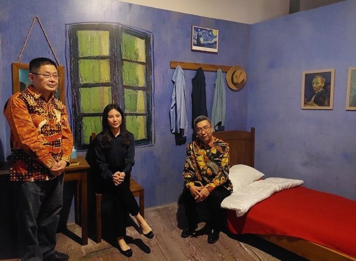 Angela Tanoesoedibjo Harap Van Gogh Alive Jadi Wahana Liburan Sekolah yang Bisa Tingkatkan Kreativitas