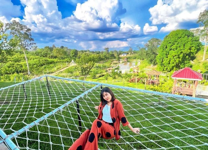 Puncak Sunset di Inhu Park, Salah Satu Tempat Wisata Andalan Riau Punya Banyak Spot Foto 