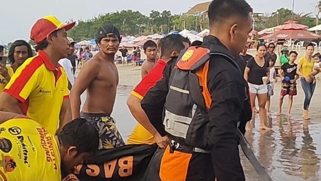 2 Wisatawan Asal Uzbekistan Terseret Arus di Pantai Kuta Bali, Satu Orang Meninggal 