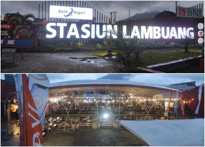 Menjelajahi Stasiun Lambuang Bukittinggi, Pusat Kuliner Modern yang Punya 116 Gerai UMKM