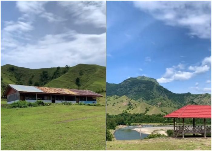 Melihat Cantiknya View Alam yang Mengelilingi SD di Tana Toraja, Hamparan Bukit Hijau Bikin Adem