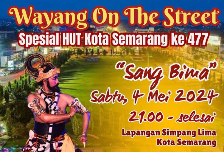 Wayang on The Street Siap Ramaikan HUT Kota Semarang ke 477