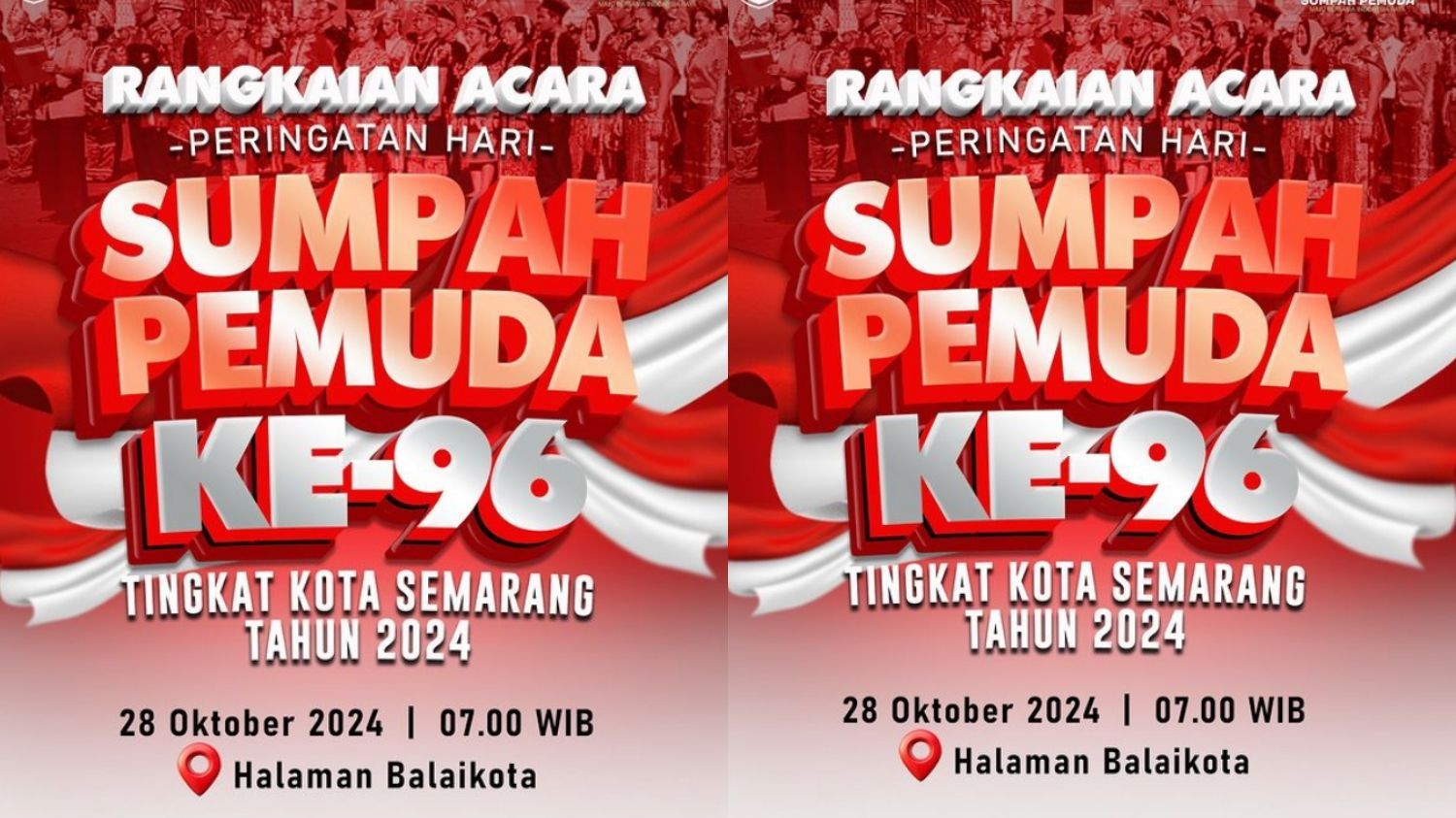 Kota Semarang Gelar Peringatan Hari Sumpah Pemuda 2024, Simak Jadwal Selengkapnya Lur!
