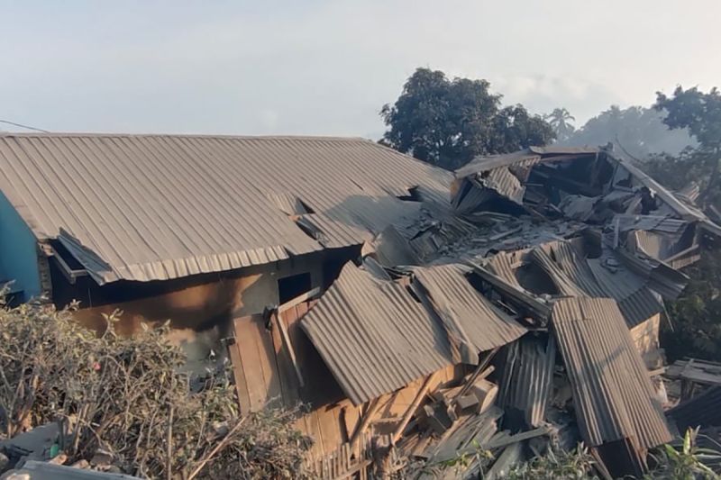 Gunung Lewotobi Laki-laki di NTT Meletus, 8 Desa Ini Paling Parah Alami Kerusakan