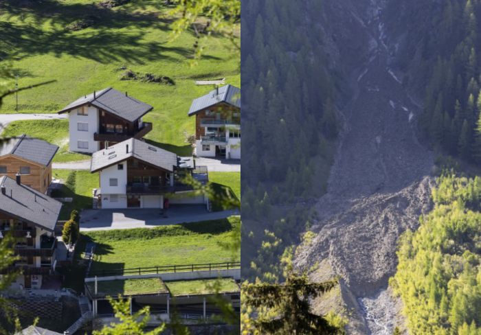 Desa di Swiss Hampir Lenyap Usai Gletser Runtuh, Banyak Warga Kehilangan Rumahnya