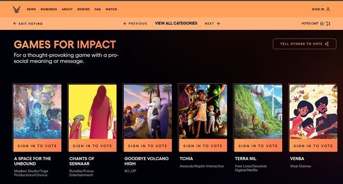 Membanggakan! Game Tanah Air Masuk Nominasi The Game Awards