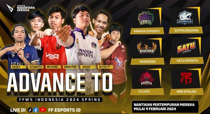 Lolos dari FFNS #2 Main Stage, 6 Tim ini Siap Hadirkan Tantangan di FFWS Indonesia 2024 Spring
