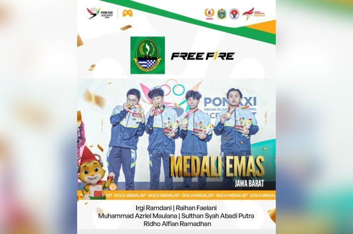 Jawa Barat Sabet Emas di Free Fire PON 2024 Aceh-Sumut, Sulawesi Selatan dan Papua Ikuti di Belakang