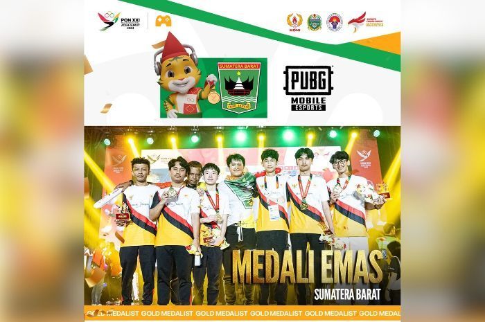 Sumatera Barat Raih Emas di PUBG Mobile PON 2024: DKI Jakarta dan Bali Ikut Mendapatkan Medali