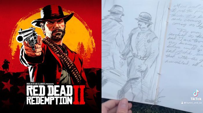 Seniman Jerman Bikin Replika Jurnal Arthur Morgan dari Game Red Dead Redemption 2 buat Pacar, Romantis!