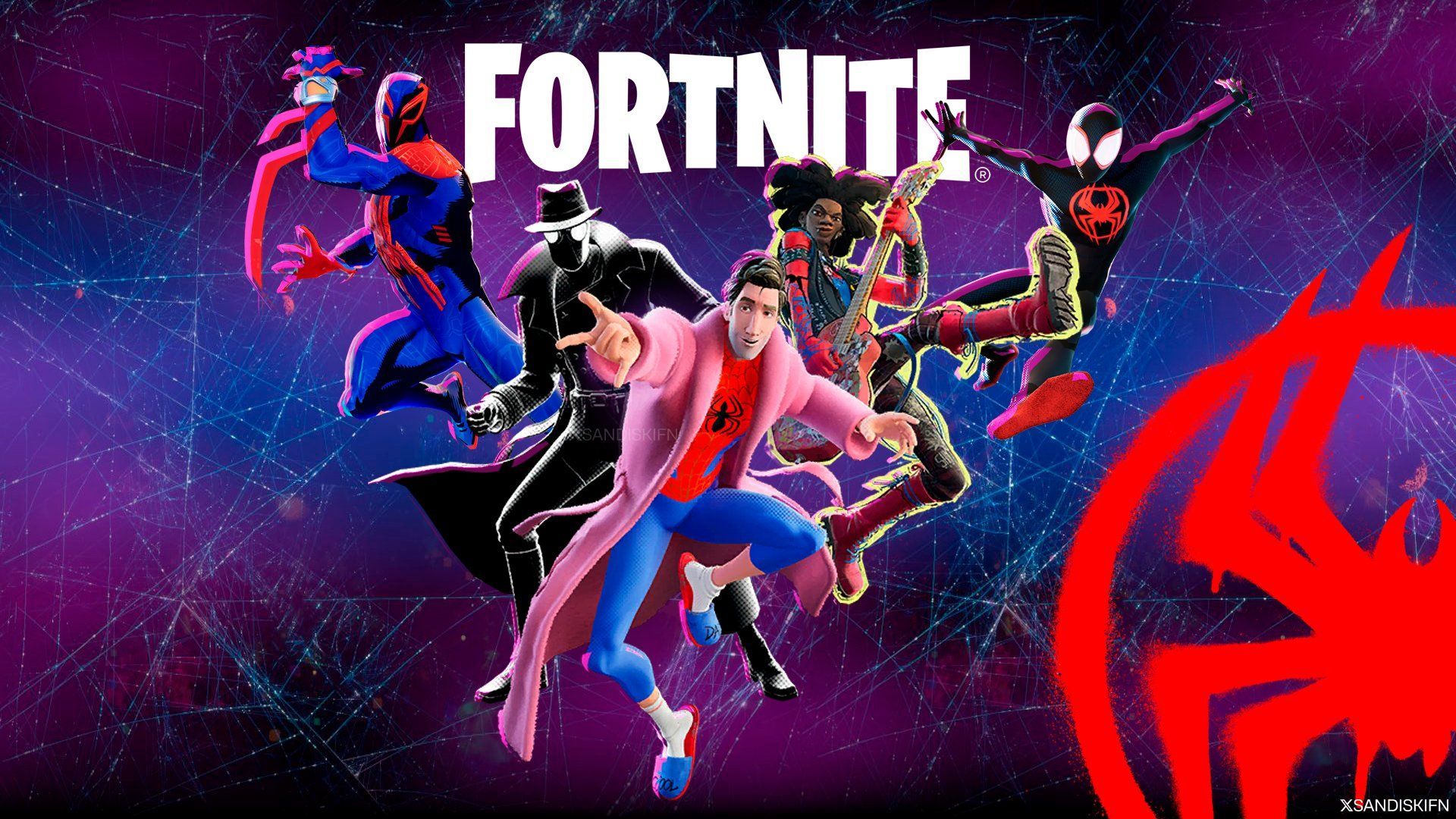 Fortnite Kedatangan Tiga Skin Baru dari Spider-Verse, Siapa Saja Mereka?