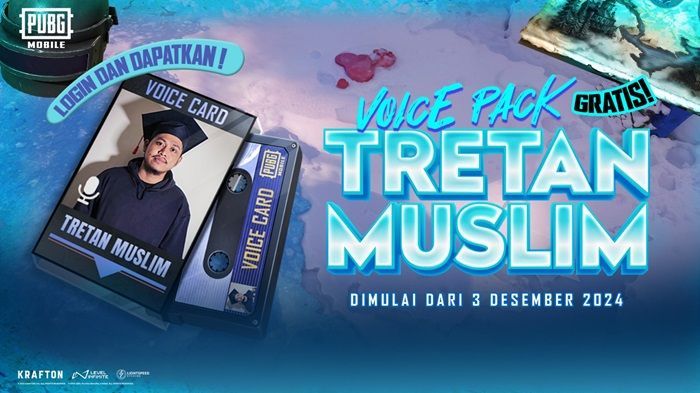 PUBG MOBILE Luncurkan Kolaborasi Voice Pack bersama Tretan Muslim, Bisa Dapatkan Secara Gratis!