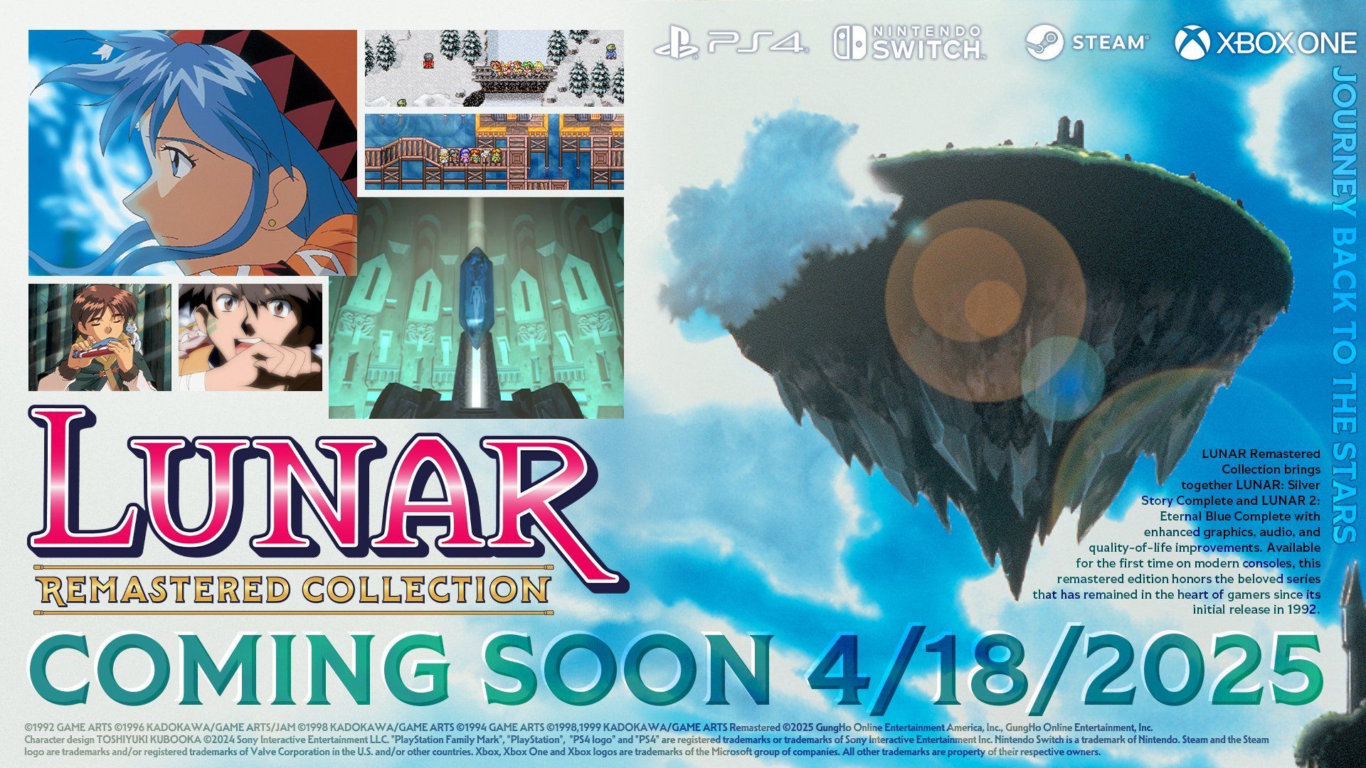 Rilis Koleksi 'LUNAR Remastered', Nostalgia JRPG Ikonik dengan Visual dan Suara Baru pada April 2025