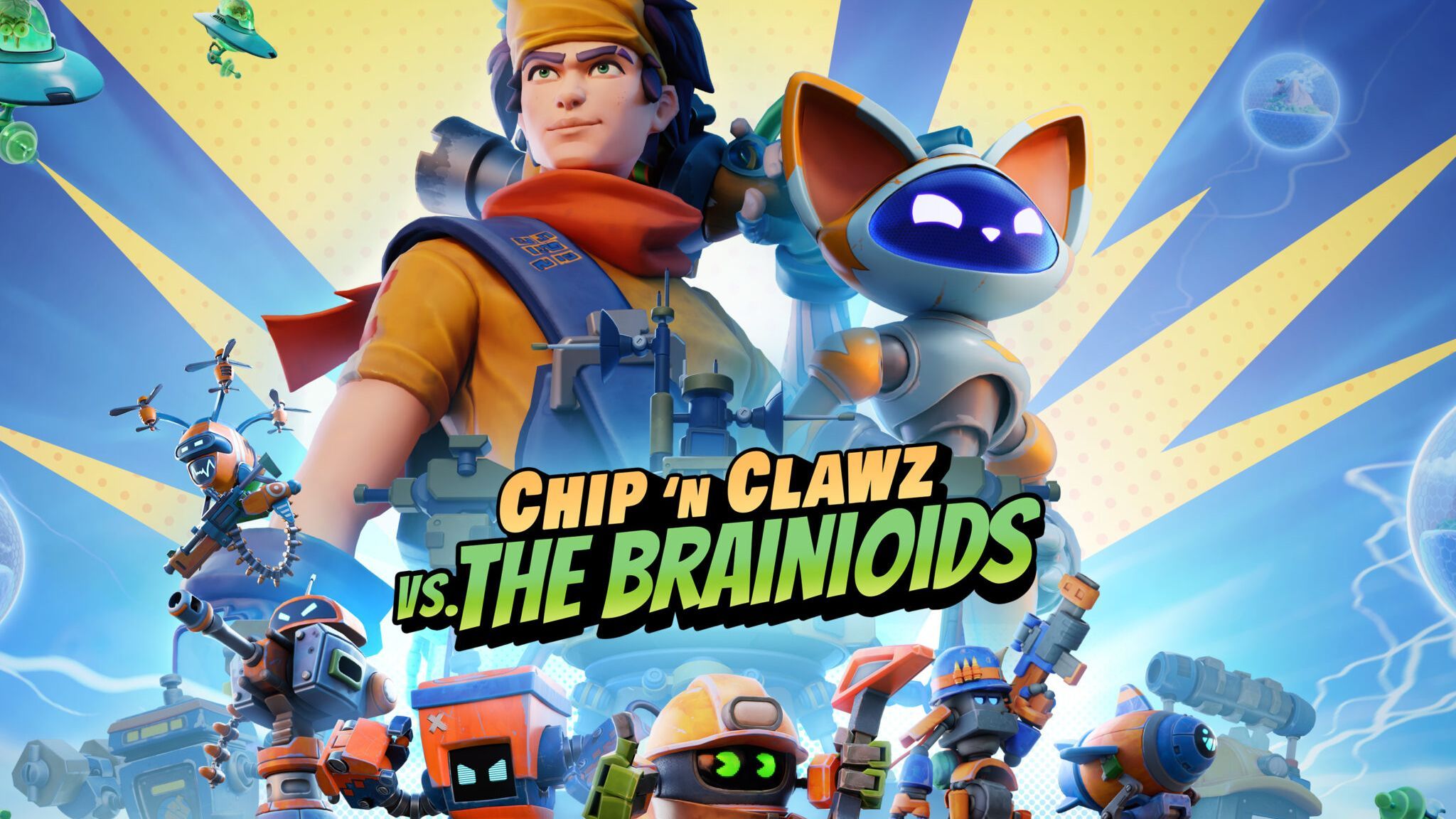 Chip ‘n Clawz vs The Brainioids: Petualangan Strategi Aksi Baru Diumumkan