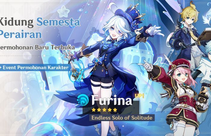 Rekomendasi Build Furina Genshin Impact 2025: Archon Hydro dengan Buff dan Heal Terbaik