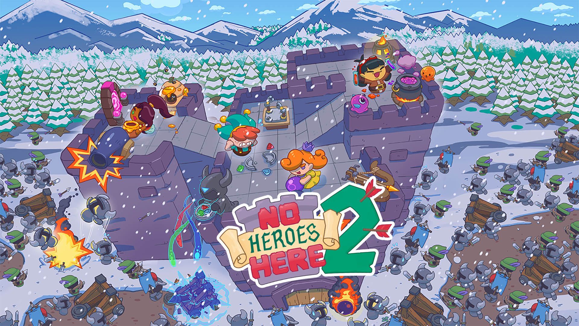 'No Heroes Here 2' Siap Meluncur 1 Juli: Aksi Kooperatif Tower Defense Hadir di Semua Platform
