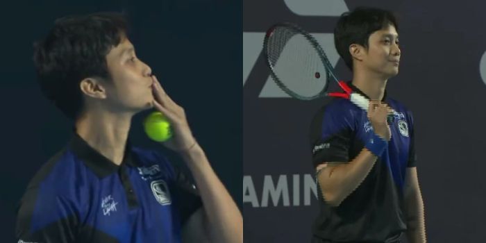 Momen Dikta Kiss Bye dan Buka Baju di Lagi-lagi Tenis Bikin Gagal Fokus: Pesonanya Gak Main-main