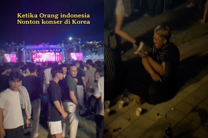Momen Sekelompok WNI Nonton Konser di Korea Sambil Piknik, Warga Lokal Sampai Heran
