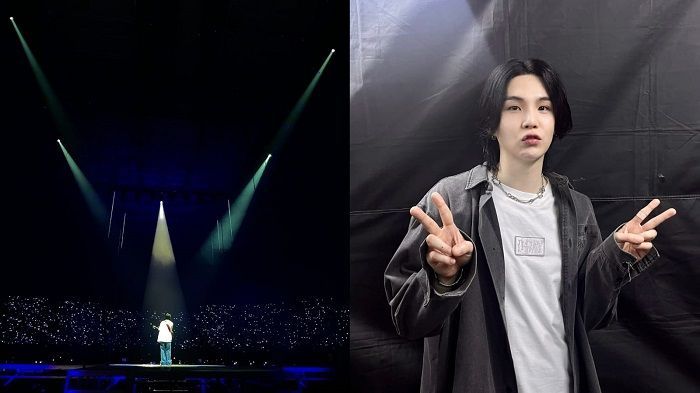 Final Konser Suga BTS di Seoul Penuh Kejutan Spesial, Jin dan J-Hope Tunjukkan Dukungan