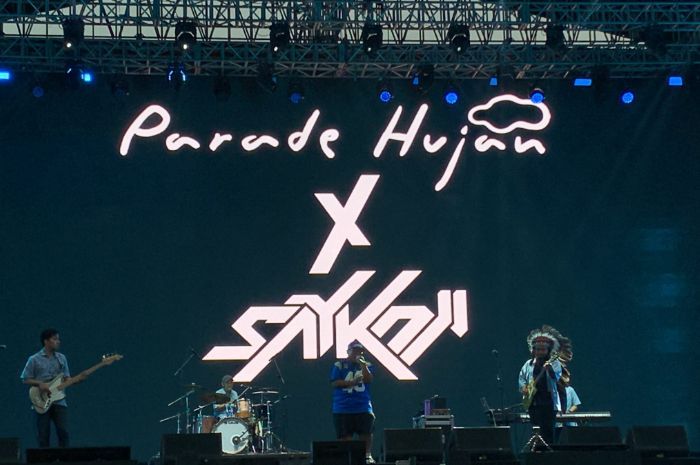 Kejutan Berkelas! Parade Hujan Tampilkan Kolaborasi Unik dengan Saykoji di Synchronize Fest 2023