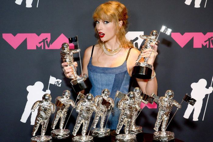Daftar Lengkap Pemenang MTV VMAs 2023, Taylor Swift Borong 9 Piala Sekaligus
