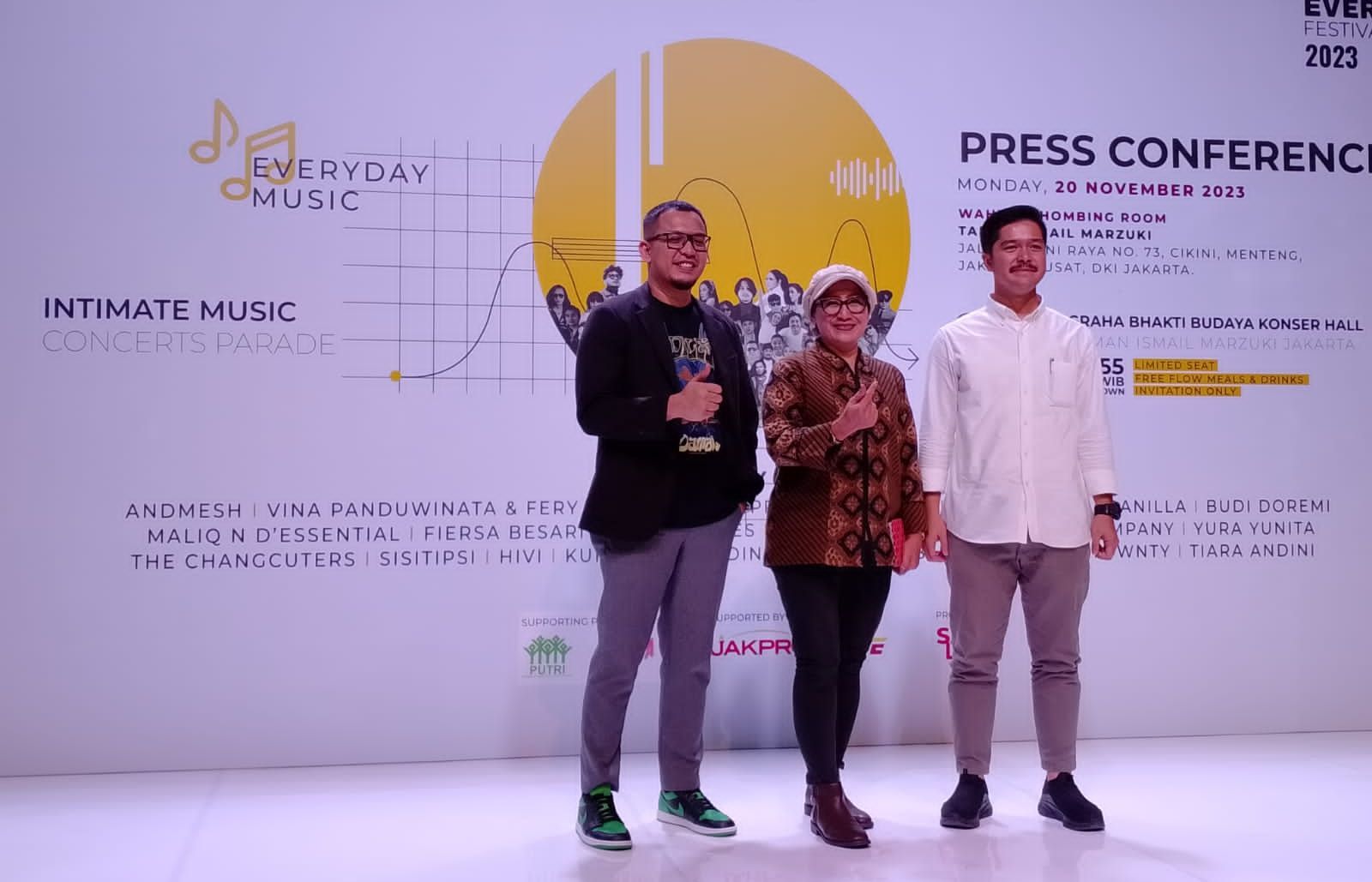 Sebanyak 21 Musisi Meriahkan Everyday Festival 2023, Pesta Akhir Tahun di TIM