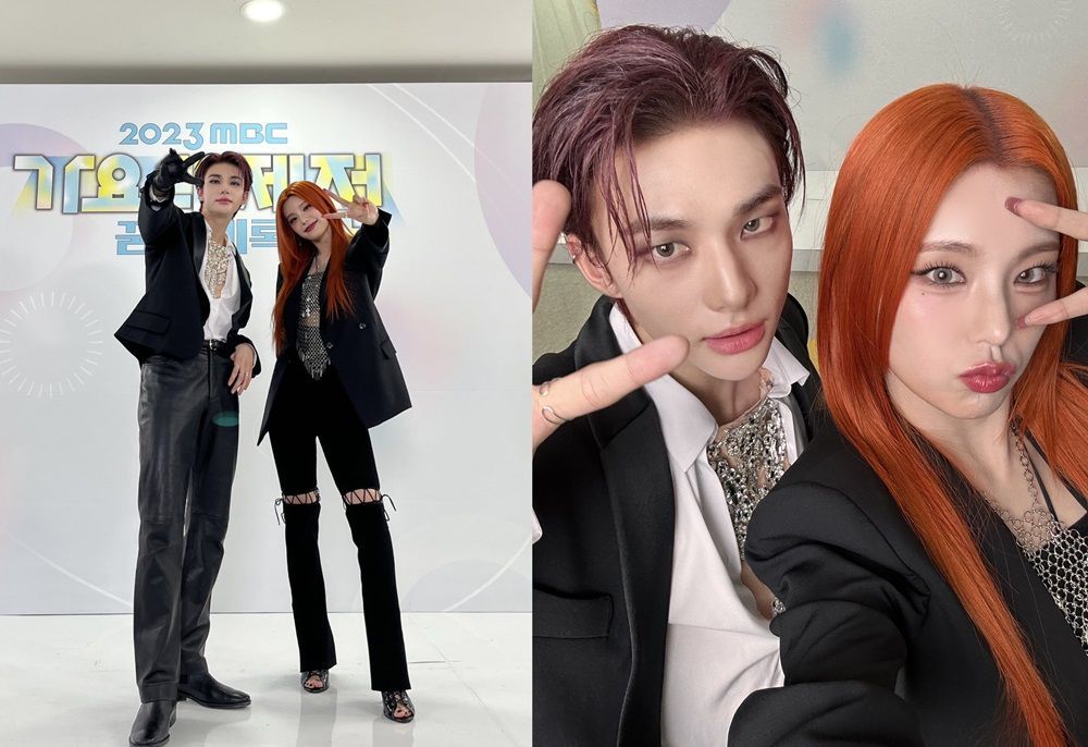 Hyunjin Straykids dan Yeji ITZY Sajikan Penampilan Epic di Special Stage MBC Gayo Daejejeon 2023
