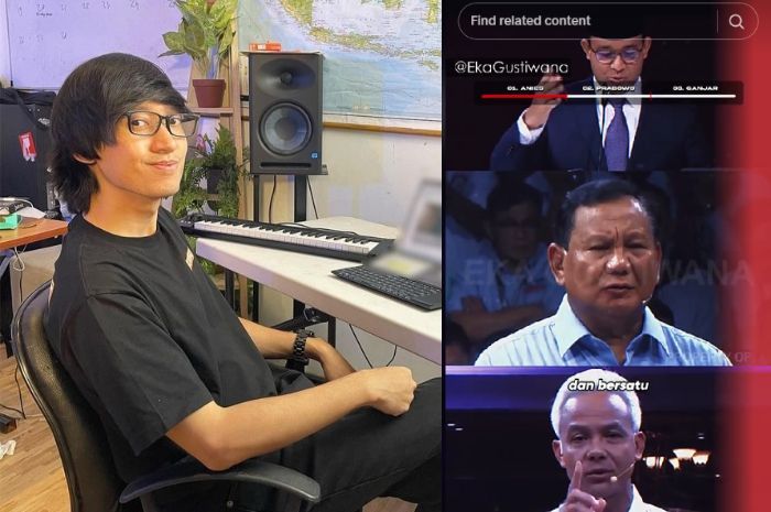 Kreatif! Eka Gustiwana Ciptakan Lagu dari Potongan Janji-janji Para Capres dalam 3 Menit