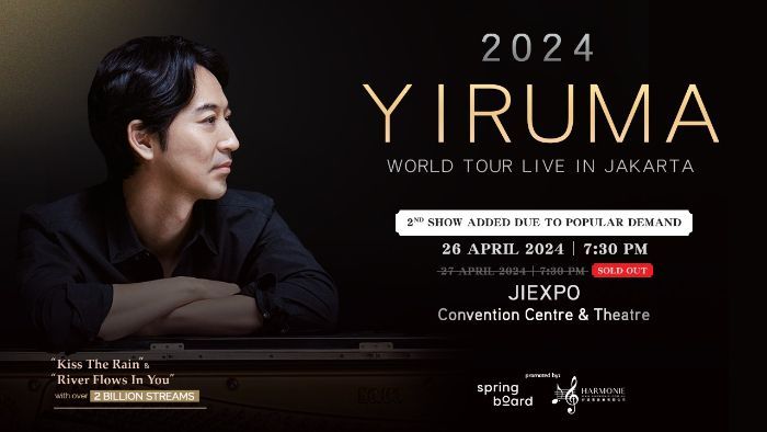 Konser Perdana Sold Out, Yiruma Umumkan Show Hari Kedua