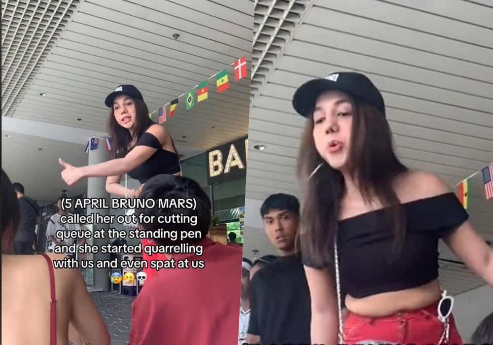 Selebrgam Indonesia Ini Meludahi Penonton Lain Saat Konser Bruno Mars di Singapura Usai Berdebat Potong Antrean