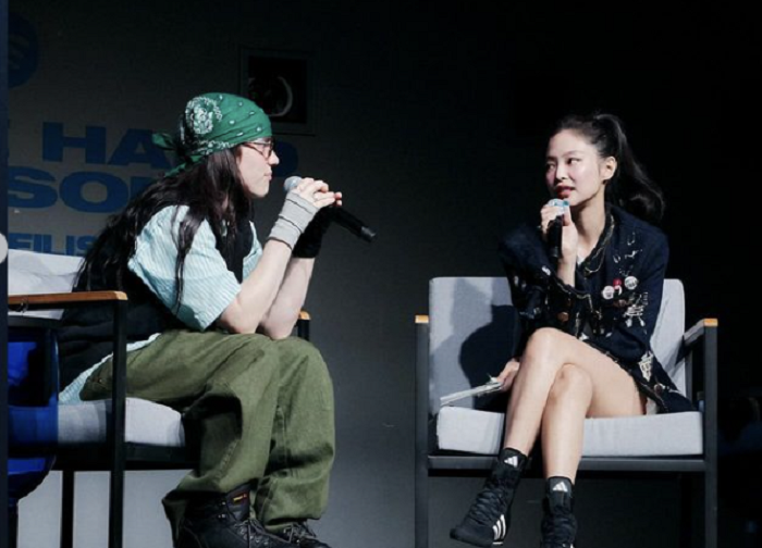 Promosi Album 'Hit Me Hard and Soft' di Korea, Billie Eilish Ketemu Jennie BLACKPINK dan Zico
