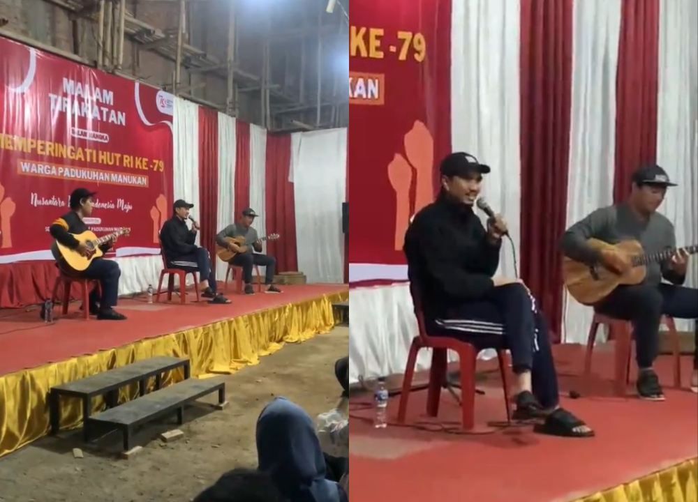 Duta Sheila On 7 Jadi Sorotan Tampil Manggung di acara Tirakatan, Hibur Warga Padukuhan Manukan