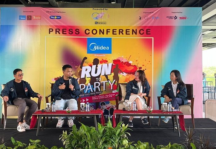 Gabungkan Olahraga dan Musik, 'Midea Run to Party' Hadirkan Dikta hingga Juicy Luicy