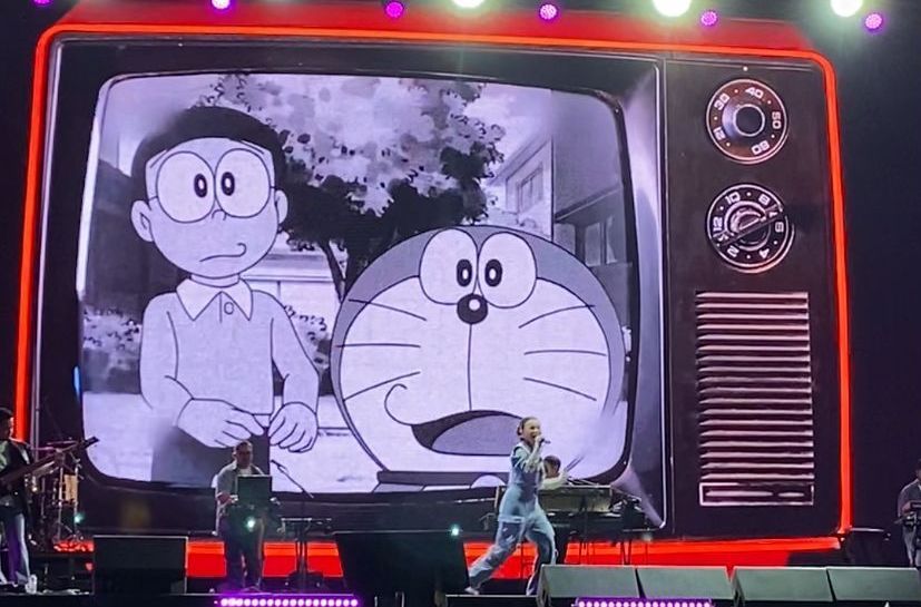 Tampil Beda, Rossa Nyanyikan Lagu Doraemon dan Crayon Shinchan di Synchronize Fest 2024!