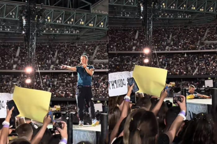 Detik-detik Vokalis Coldplay Chris Martin Jatuh ke Lubang saat Konser di Australia: Bangun, lalu Bikin Penonton Tertawa