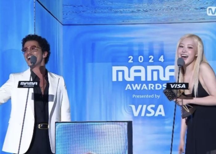 Rose BLACKPINK dan Bruno Mars Raih Penghargaan Bersama di MAMA AWARDS: Saya Tidak Menyangka