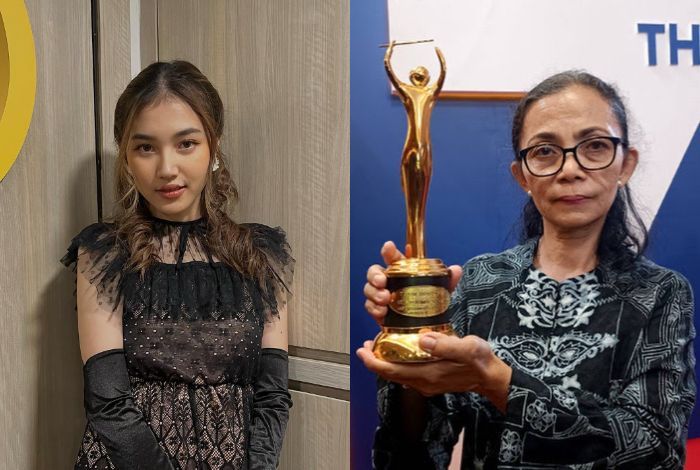 Momen Haru Ibunda Mendiang Melitha Sidabutar Nangis Sesegukan saat Terima Penghargaan AMI Awards 2024!