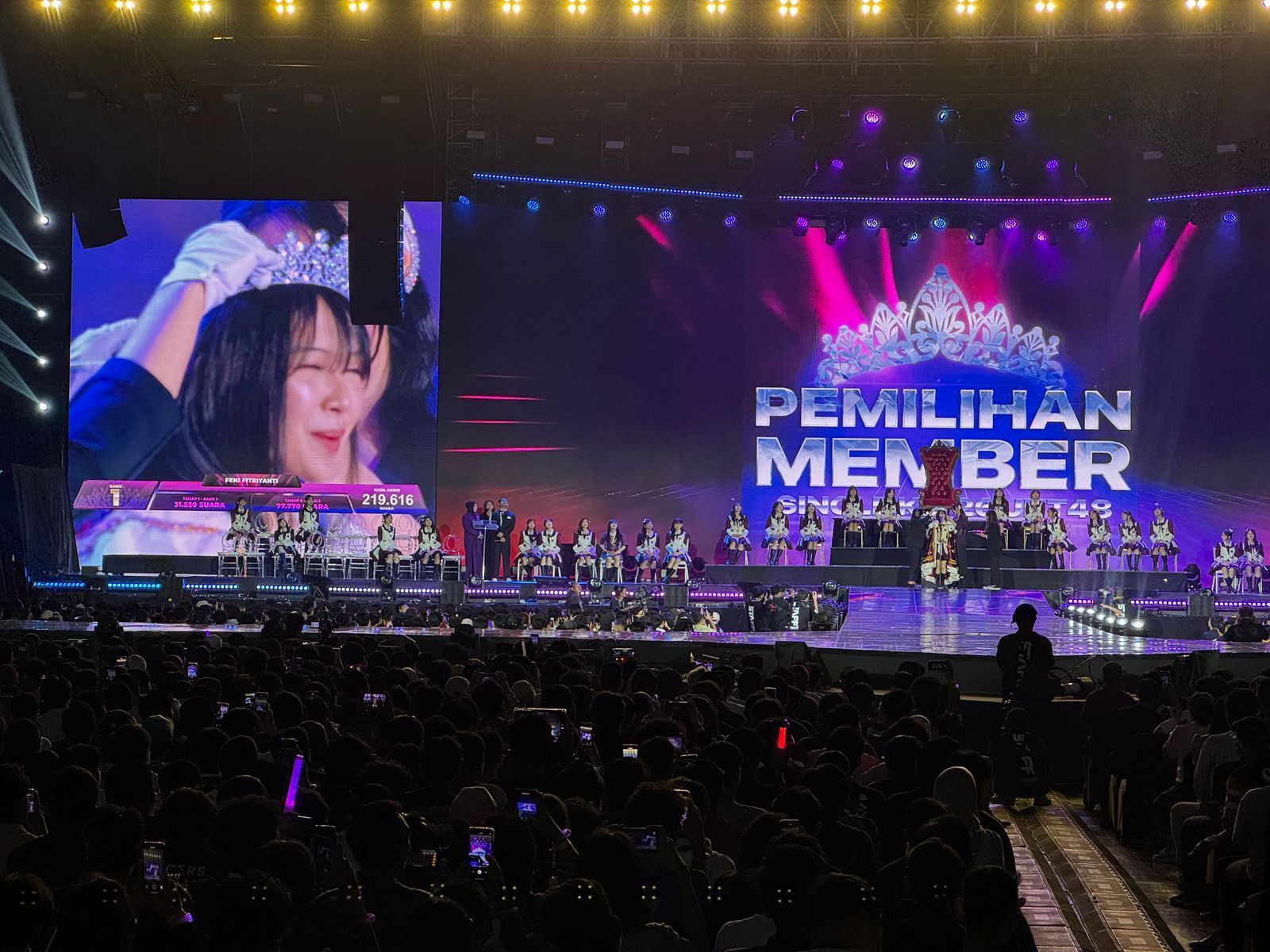 Feni Fitriyanti Resmi Terpilih Jadi Center di Senbatsu Sousenkyo JKT48 2024