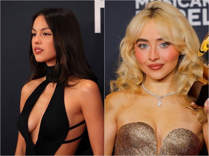 Momen Sabrina Carpenter dan Olivia Rodrigo Berpelukan di Grammy Awards 2025, Udah Damai Nih?