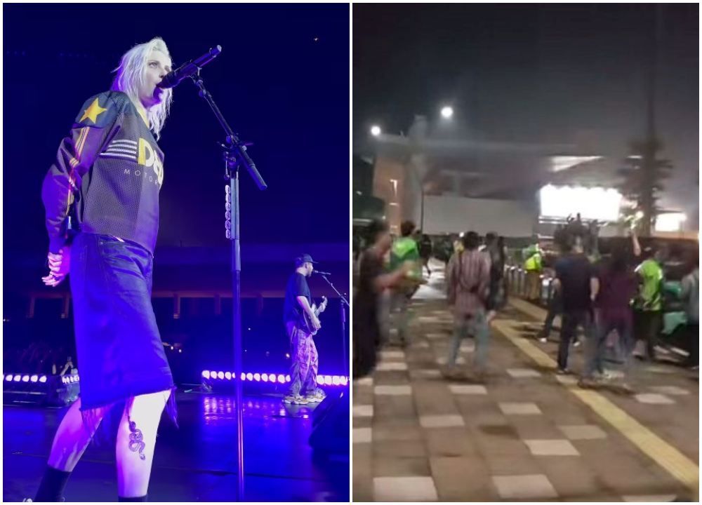 Momen Para Ojol Ikut Joget di Luar Stadion Saat Konser Linkin Park, Seru Abis!