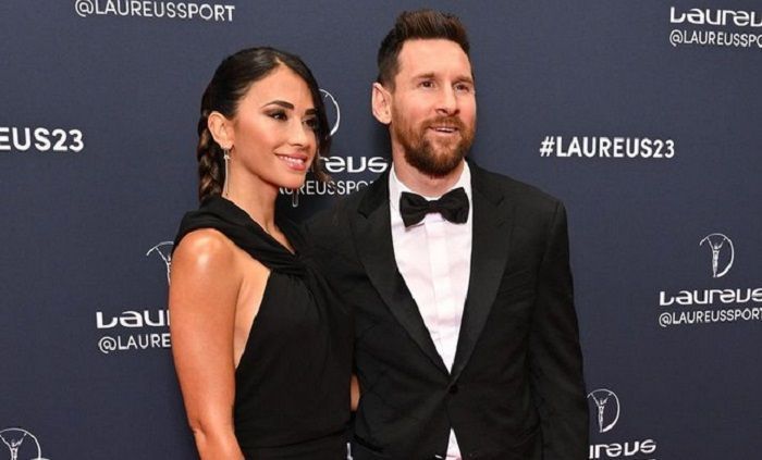 Tatapan Mesra Antonella di League Cup 2023 dan Kisah Cinta Messi sejak Belia